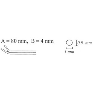 MICRO PINZA A CUCCHIAIO - 8 cm